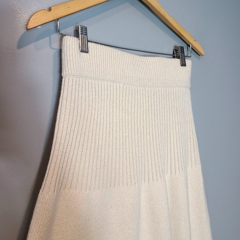 Anthropologie Stella & Jamie Sweater Maxi Skirt Womens Medium Ribbed Knit - Picture 3 of 8